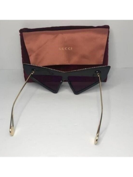 New ? Original Gucci Brown Geometric Ladies Sunglasses GG0430S 002 70 main image 7